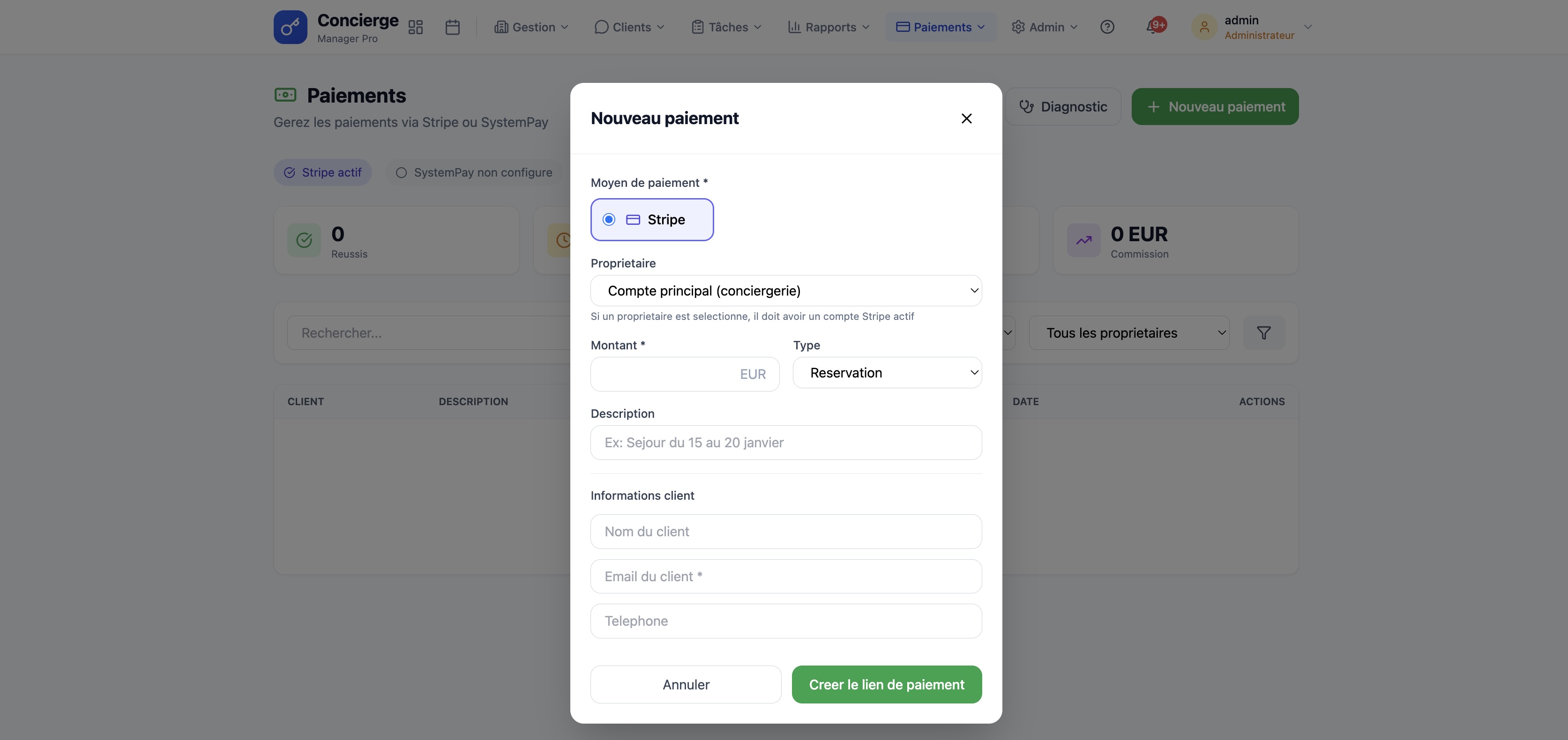 Exemple de paiement sécurisé côté voyageur